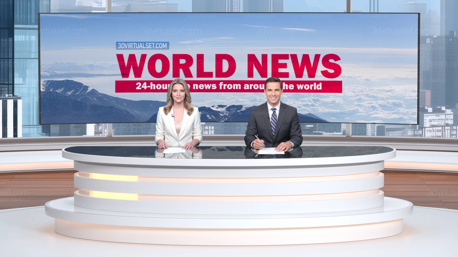 Virtual Set 140 for NewTek TriCaster Virtual Set Editor